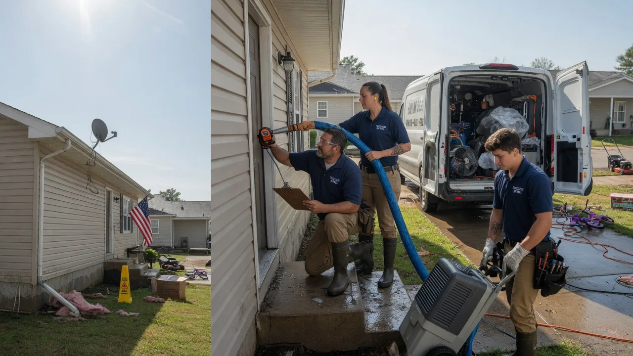 Ceiling Water Damage Restoration in Leslie, AR near me